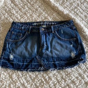 Jeans mini skirt